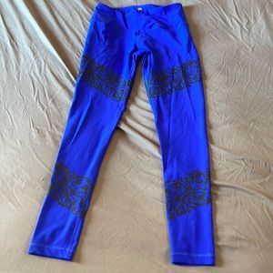 blue leggings size small